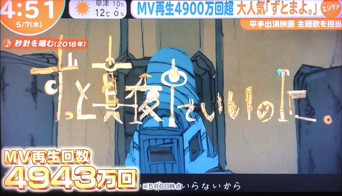 秒針 を 噛む 主題 歌